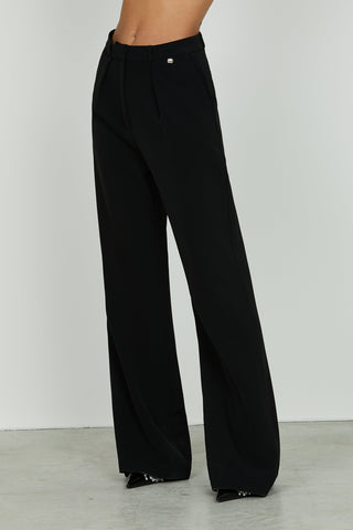 Panta GASHER vita alta con pinces ampio più ts. Filetto retro