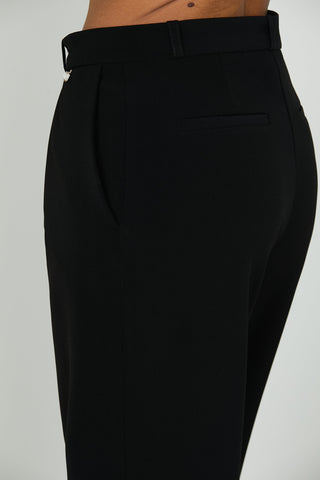 Panta GASHER vita alta con pinces ampio più ts. Filetto retro