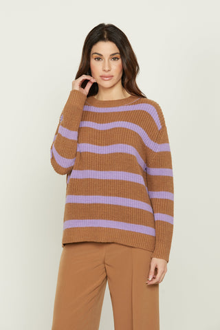 Maglia LORETTA manica lunga righe