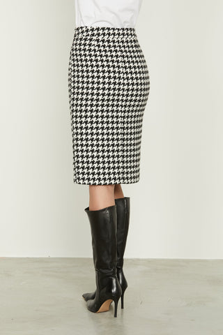 Longuette SODI con spacco pied de poule