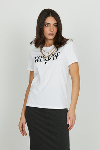 T-shirt OLIM mezza manicacon catena logo