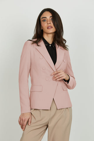 Giacca BELSA manica lunga doppio petto con tasche più patte