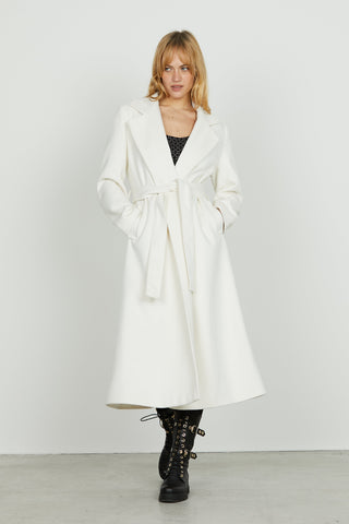 Cappotto ANNAPUR lungo manica lunga con collo eopelliccia stacc. Più cintura più ts più impunture