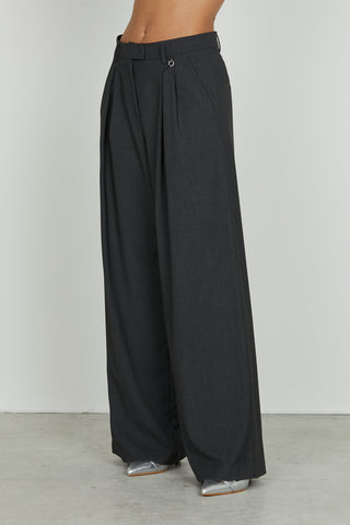 Panta KRIZIA_F vita alta palazzo ampio con pinces più ts francesi