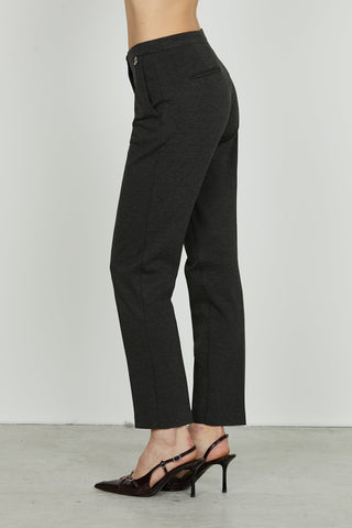 Panta ORIONE vita alta con tasche francesi più filetto