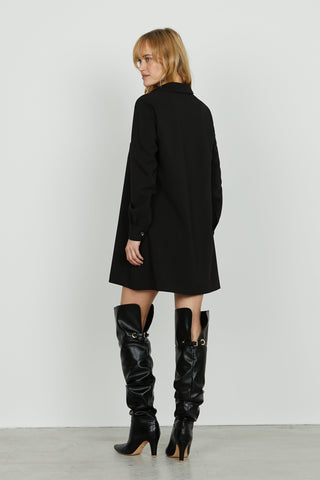 Abito SOFFIO corto manica lunga scollo camicia