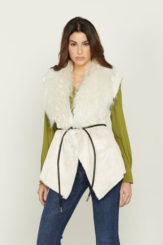 Montone SMANIKA eco s/m con cintura asimmetrico