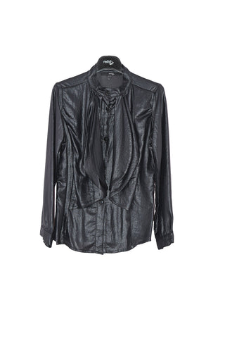 Camicia OLKIUSA per bambina manica lunga Gale Effetto Spalmato