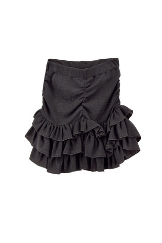 Gonna TRATAA Corta per bambina Balze più Arricci Lurex