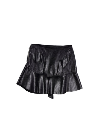 Gonna OTTIAMA per bambina in vinile con citura fiocco