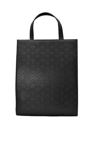 Borsa SKYRI_NOL shopping bag 2 manici con impunture in ecopelle