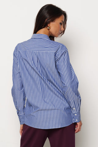 Camicia ASTERIAS_A manica lunga con strass righe