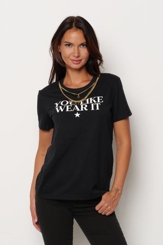 T-shirt OLIM mezza manicacon catena logo