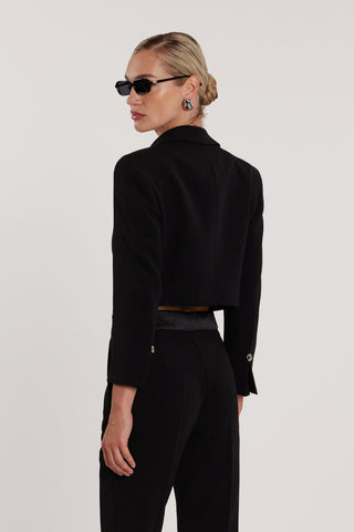 Giacca MACNEE maniche sette ottavi collo effetto giacca più doppia abbottonatura