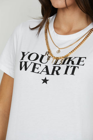 T-shirt OLIM mezza manicacon catena logo