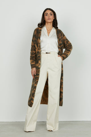 Blusa DOCEO s/m con colletto più pieghe