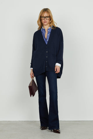 Camicia AFRODISY lunga manica lunga righe più unito