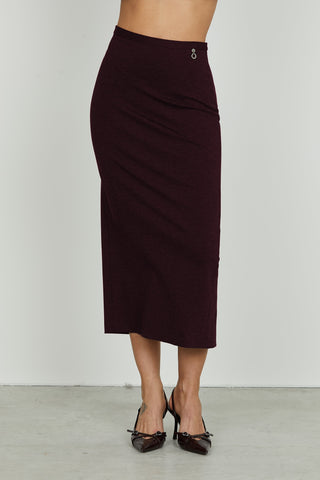 Longuette NEBULA vita alta con spacco