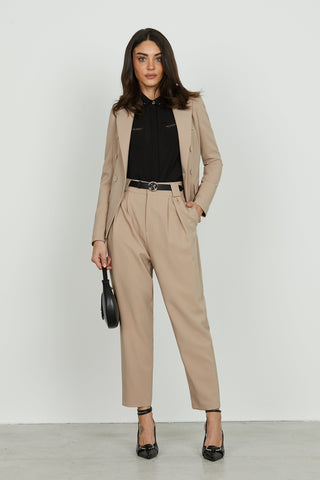 Giacca BELSA manica lunga doppio petto con tasche più patte