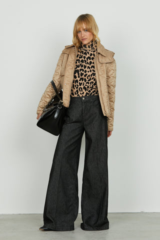 Giubbino WAVE manica lunga con cappuccio stacc. Più ts toppa più coulisse più impunture onda