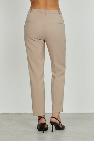 Panta OSTENDO vita alta con ts francesi più filetti più spacchetti fondo