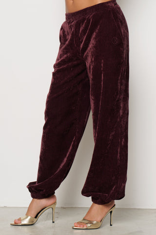 Pantalone DUKE in velluto elastico sul fondo