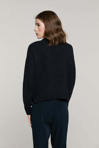 Maglia PINIA manica lunga con scritta ricamo