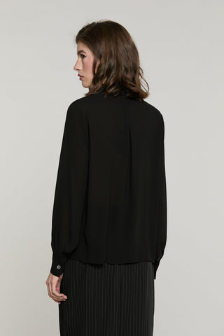 Camicia LIZZIE manica lunga con tasche più patte più strass