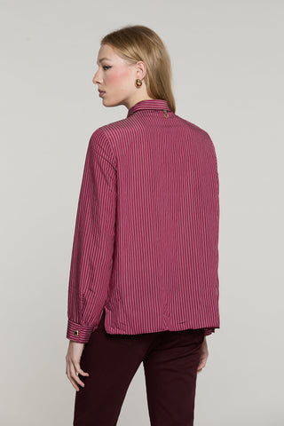 Camicia BLOWELL manica lunga con fusciacca a righe