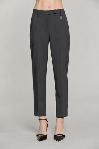 Pantalone OSTENDO vita alta con elastico più ts francesi più spacchietti fondo
