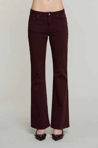 Panta SCHIFFER_COLOR v.media 5 ts flaire fit con logo strass tasche gabardine
