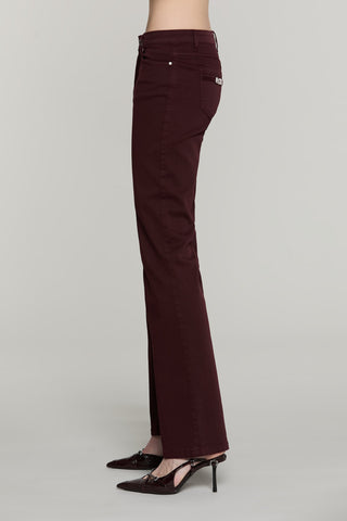 Panta SCHIFFER_COLOR v.media 5 ts flaire fit con logo strass tasche gabardine