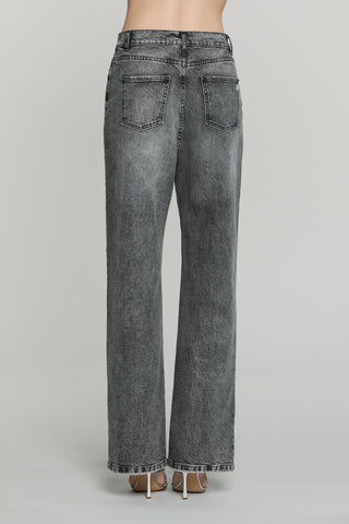 Panta GISELLE_GREY v.media 5 ts loose fit con castoni più pietre più perle denim
