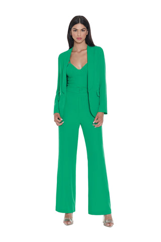 Giacca MINA manica lunga collo sciallato con gancio più patte