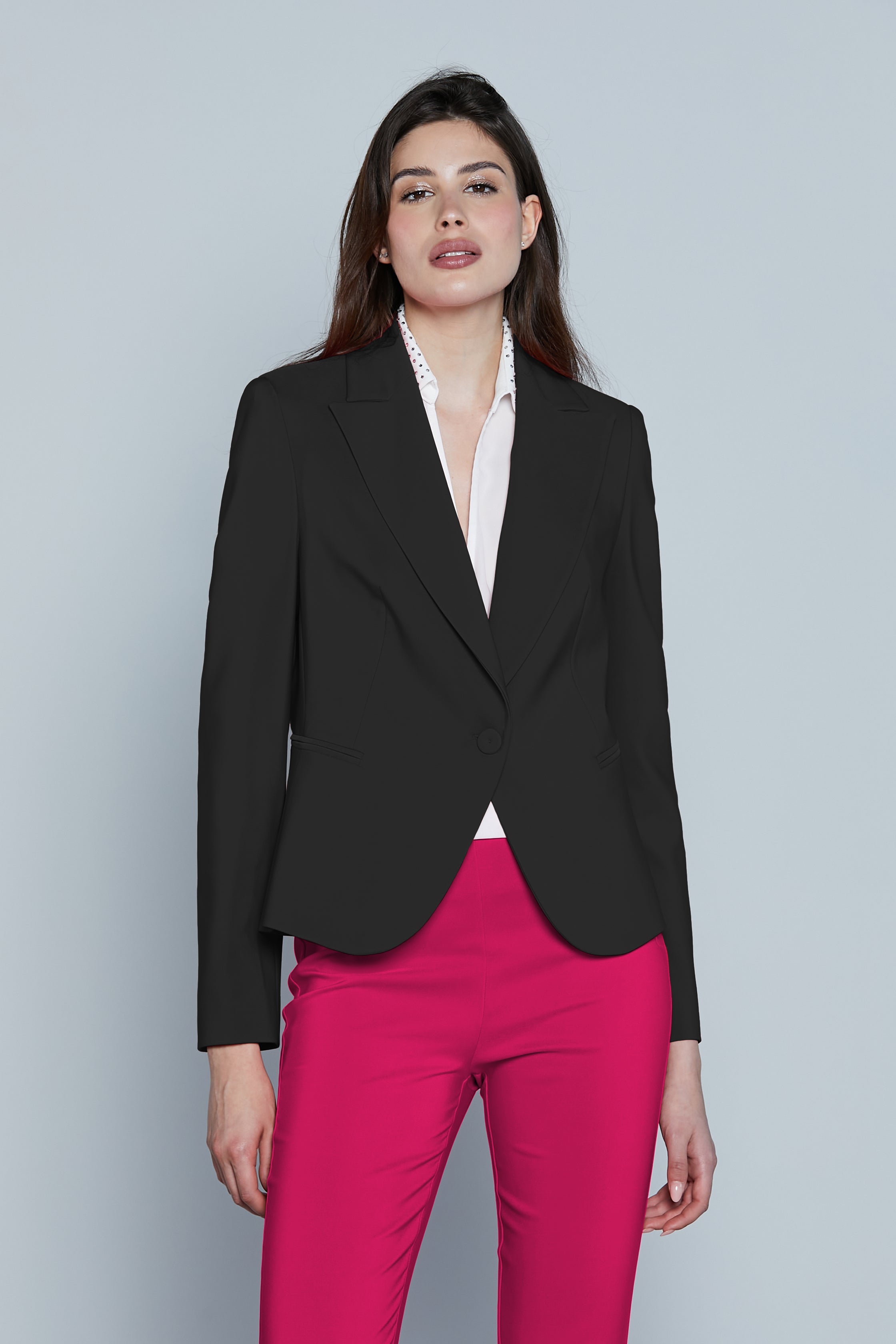 Giacca ROSALBA M/L 1 Bottone con Tasche Filetto