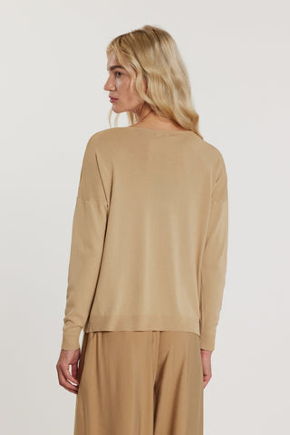 Maglia CLAIRON maniche lunghe scollo a V