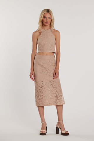 Blusa VIVER corta smanicata scollo alla americana con zip più fiocco collo pizzo