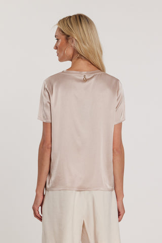 Blusa DISS maniche corte scollo a V raso