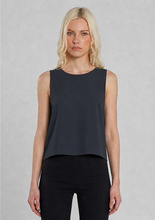 Blusa NINFA senza maniche lino