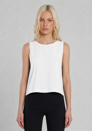 Blusa NINFA senza maniche lino