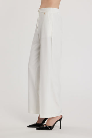 Pantalone CASTELLA vita alta con elastico più tasche francesi