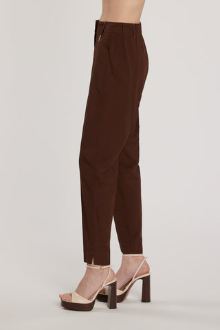 Pantalone MEMPHIS vita alta con elastico più tasche francesi