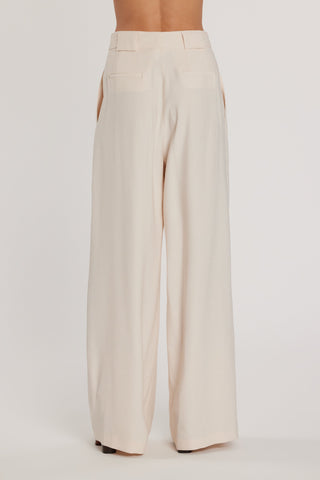 Pantalone ARABIAM vita alta palazzo con tasche francesi più filetto più pinces più passanti