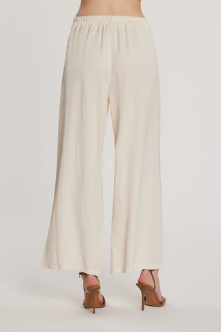 Pantalone PATRICE vita alta con fintone più elastico più tasche francesi più pinces