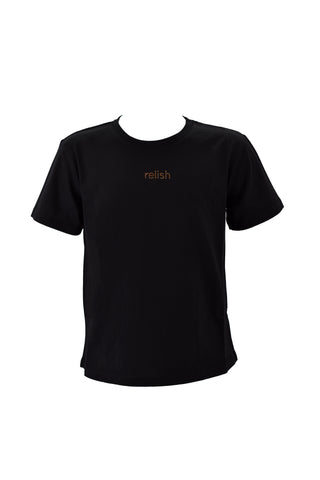 T-Shirt CADENIS_NOT mezza manica con Scritta Relish