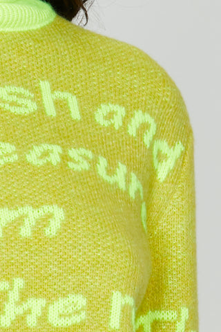 Maglia CRONDO manica lunga con jacquard logo