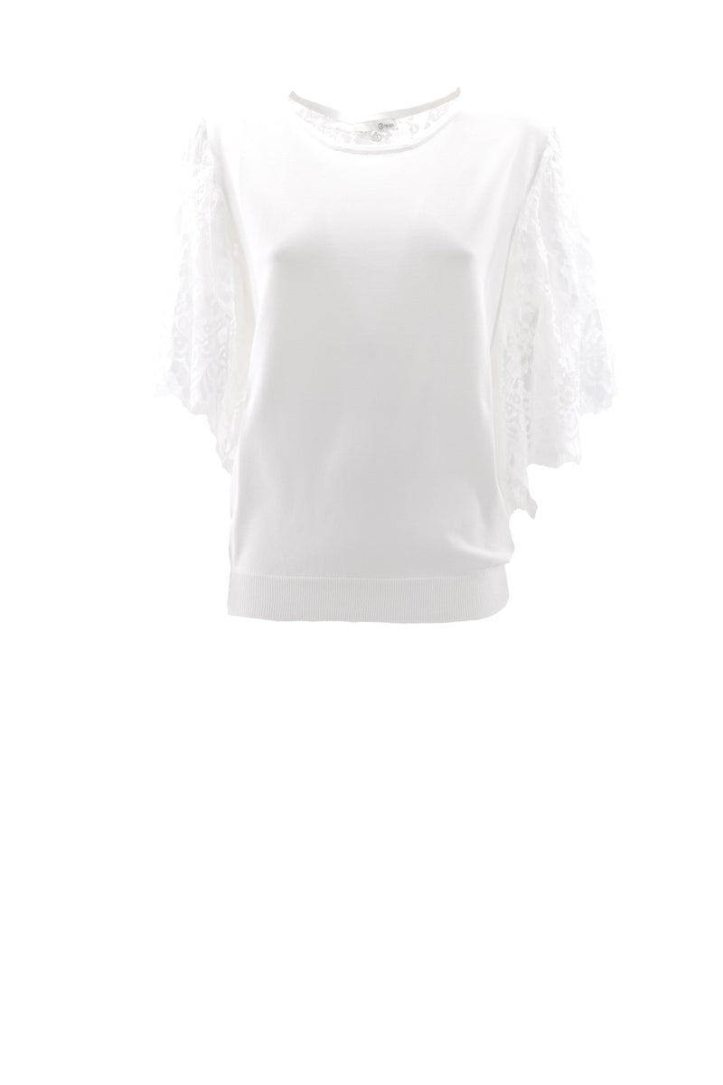 Maglia IMIAZ mezza manica pipistrello con pizzo