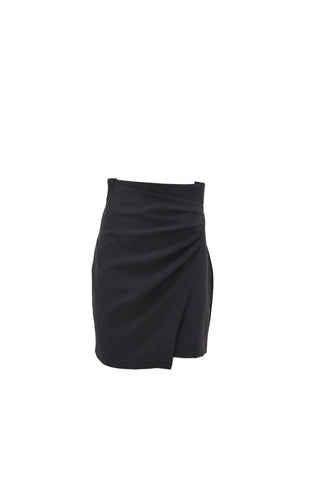 Gonna GHENT corta vita alta portafoglio con pieghe