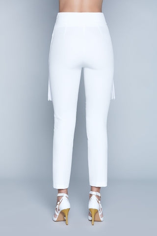 Panta ELISH vita alta con patte più frange