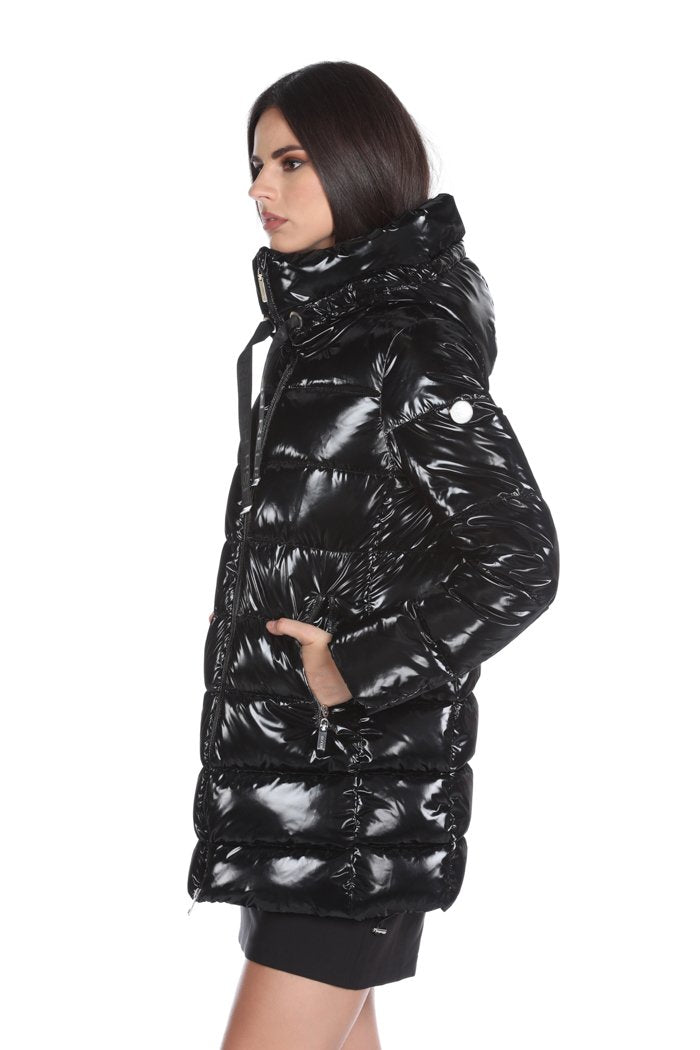 Piumino ALBERT manica lunga con cappuccio più coulisse più zip